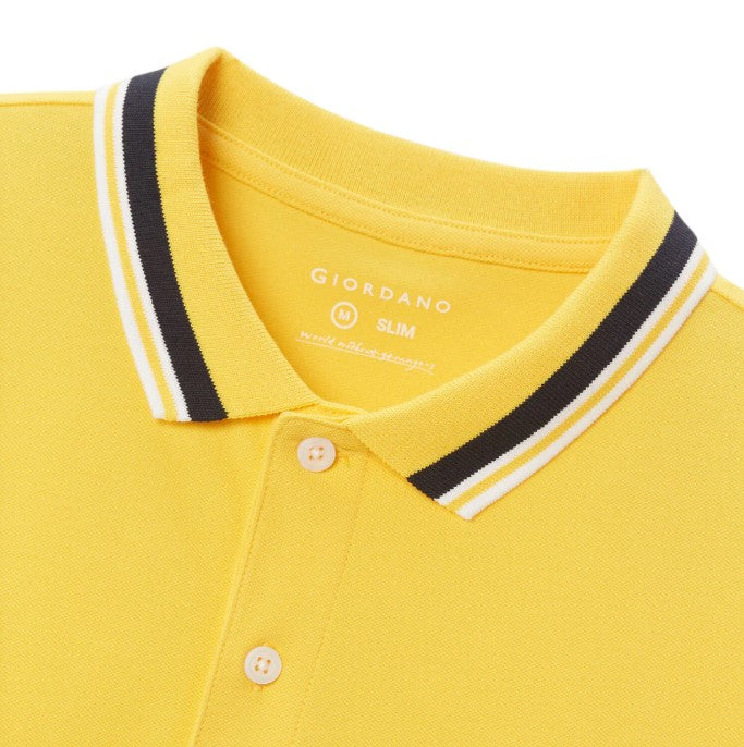Men's Classic Slim Fit Polo with Signature Embroidery