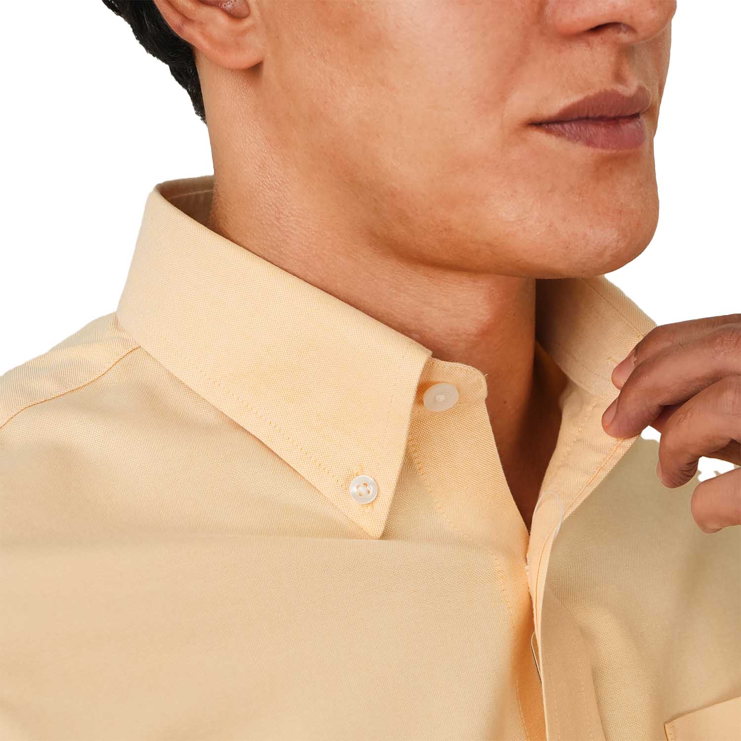 Men's Wrinkle-Free Cotton Oxford Long Sleeve Shirt