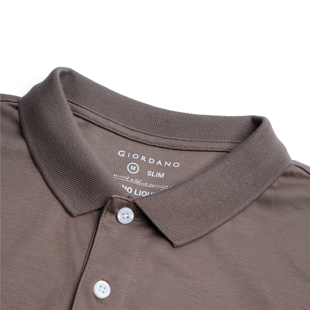 Men’s Liquid Touch Slim Fit Cotton Interlock Polo