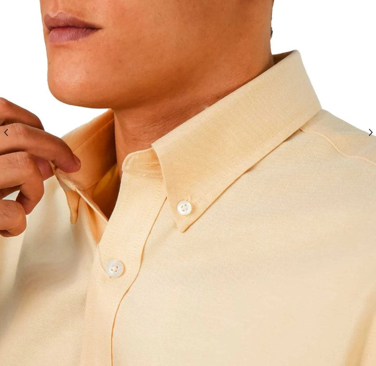 Men's Wrinkle-Free Short Sleeve Cotton Oxford Shirt