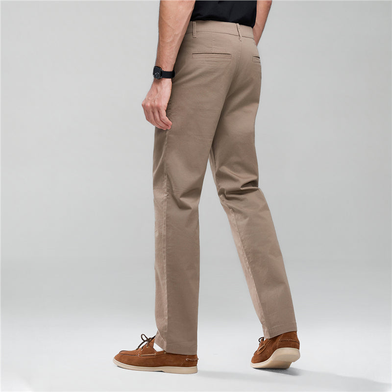 Men’s Slim Taper Stretch Cotton Khaki Pants