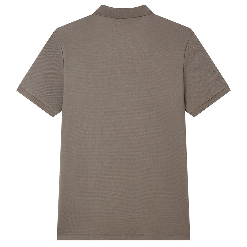 Men's Slim Waffle Knit Premium Polo