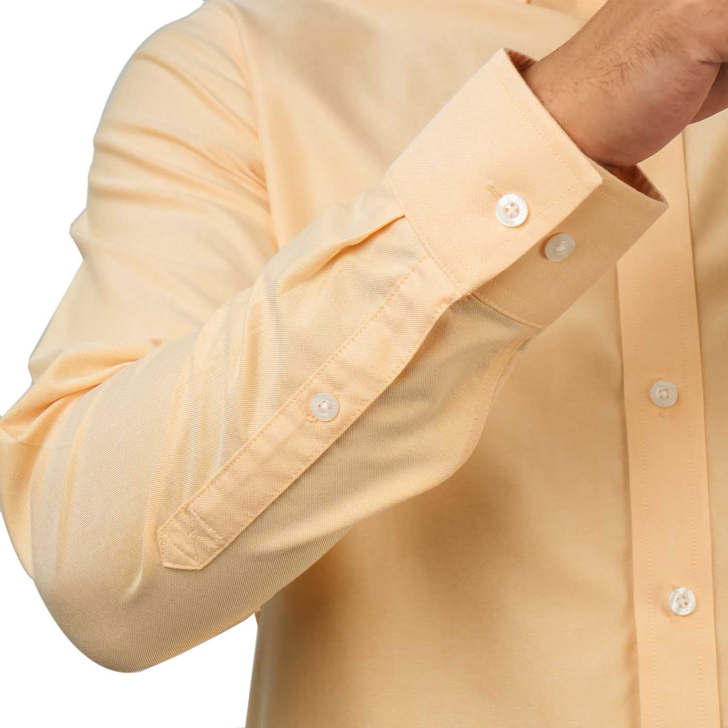 Men's Wrinkle-Free Cotton Oxford Long Sleeve Shirt