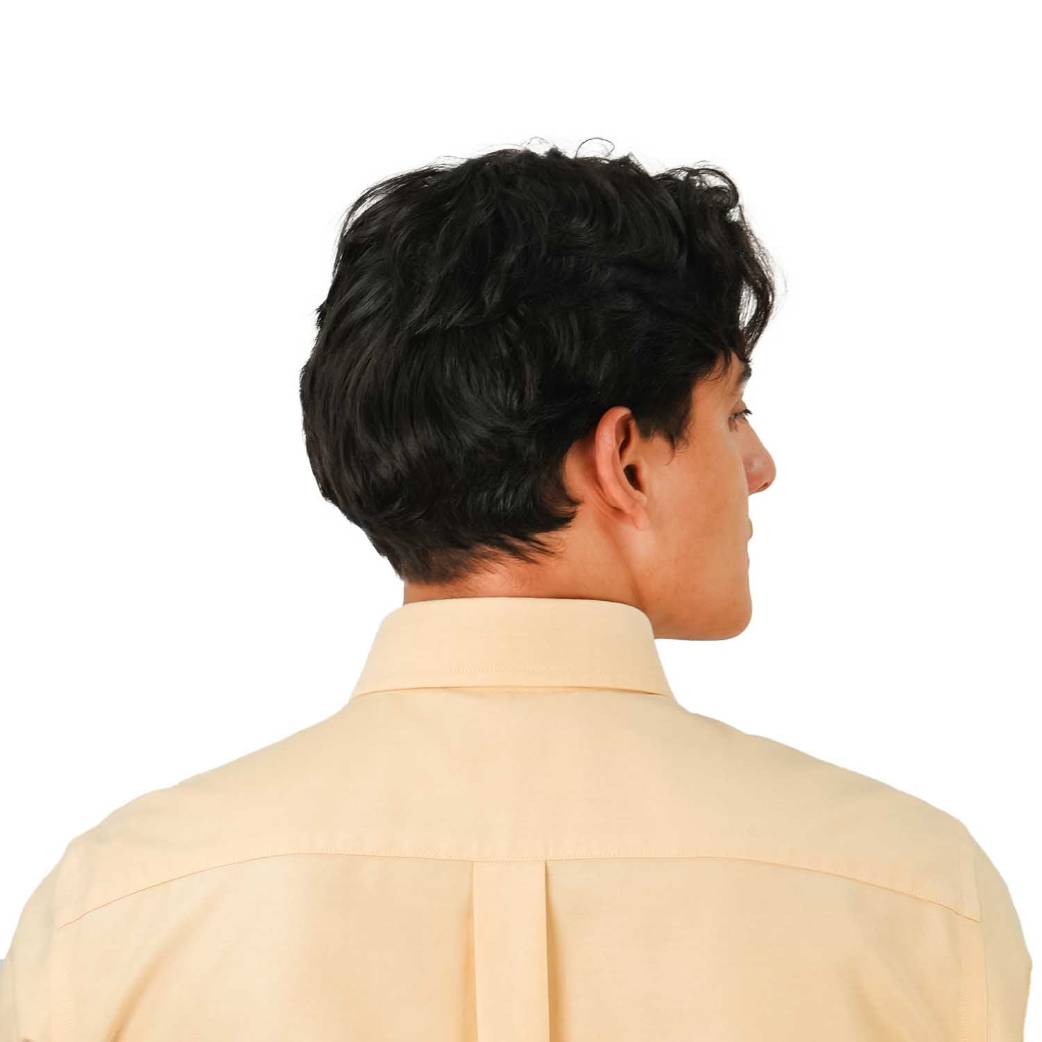 Men's Wrinkle-Free Cotton Oxford Long Sleeve Shirt