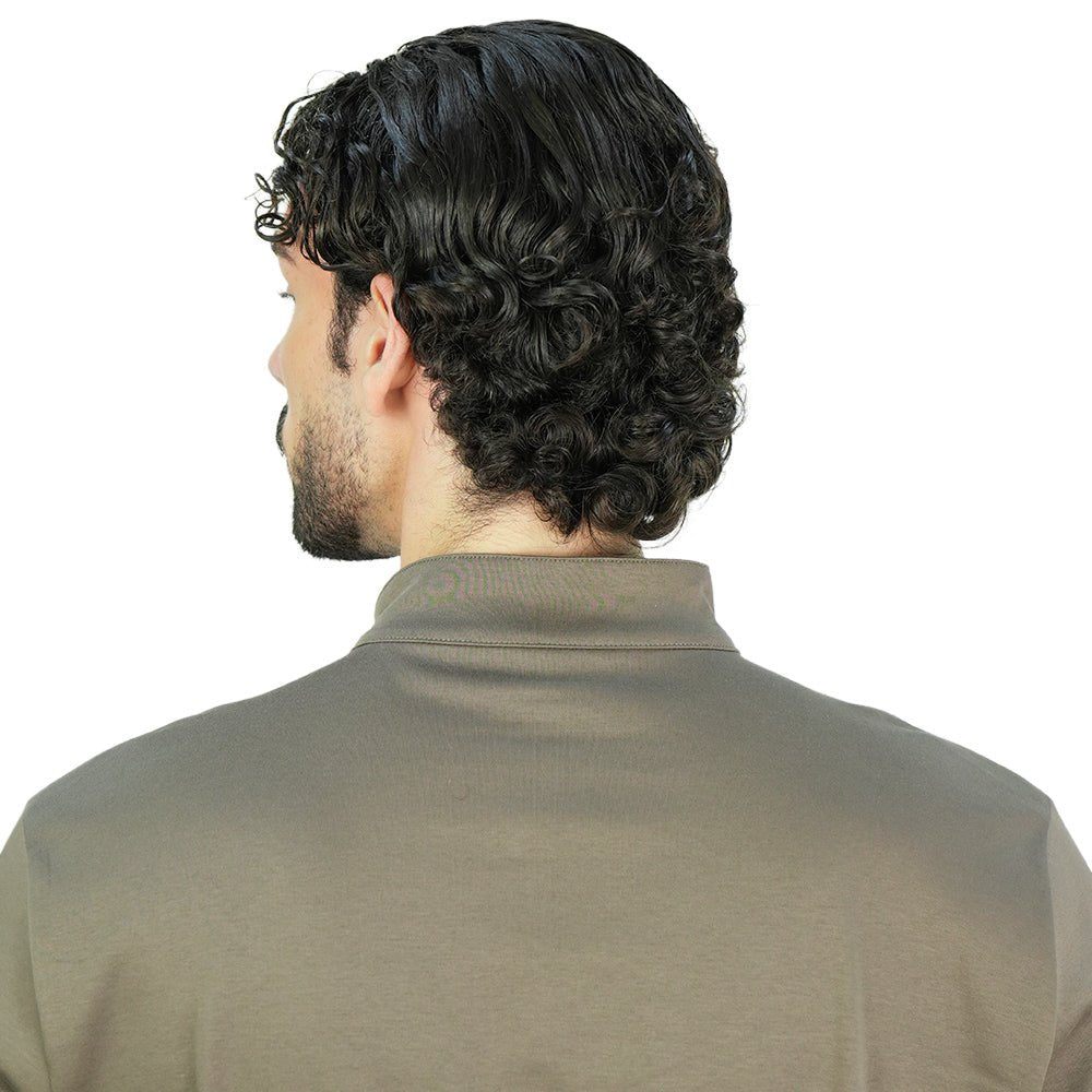 Men's Regular Liquid Touch Half-Zip Tee