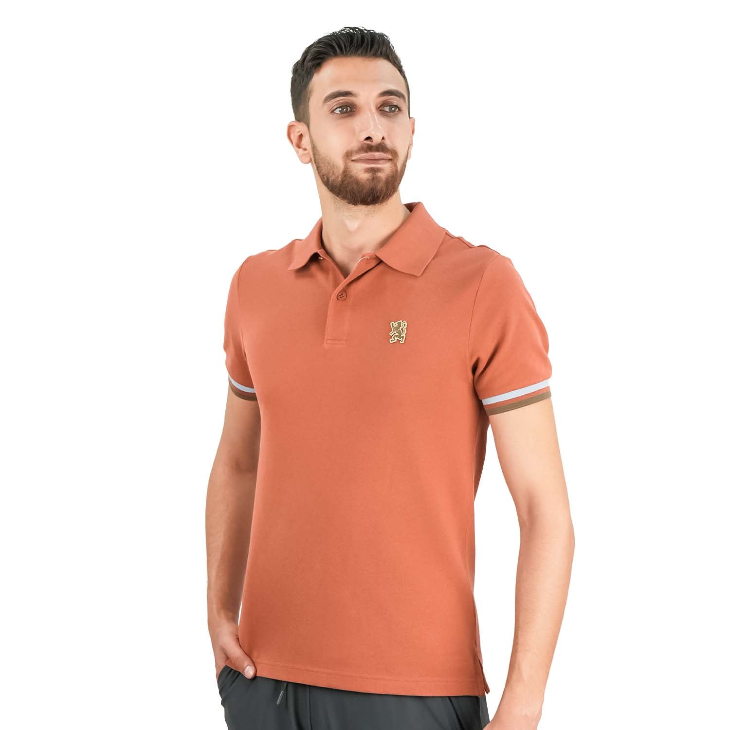 Men's Performance Polo: Classic Piqué, Tipped Collar, Embroidered Detail