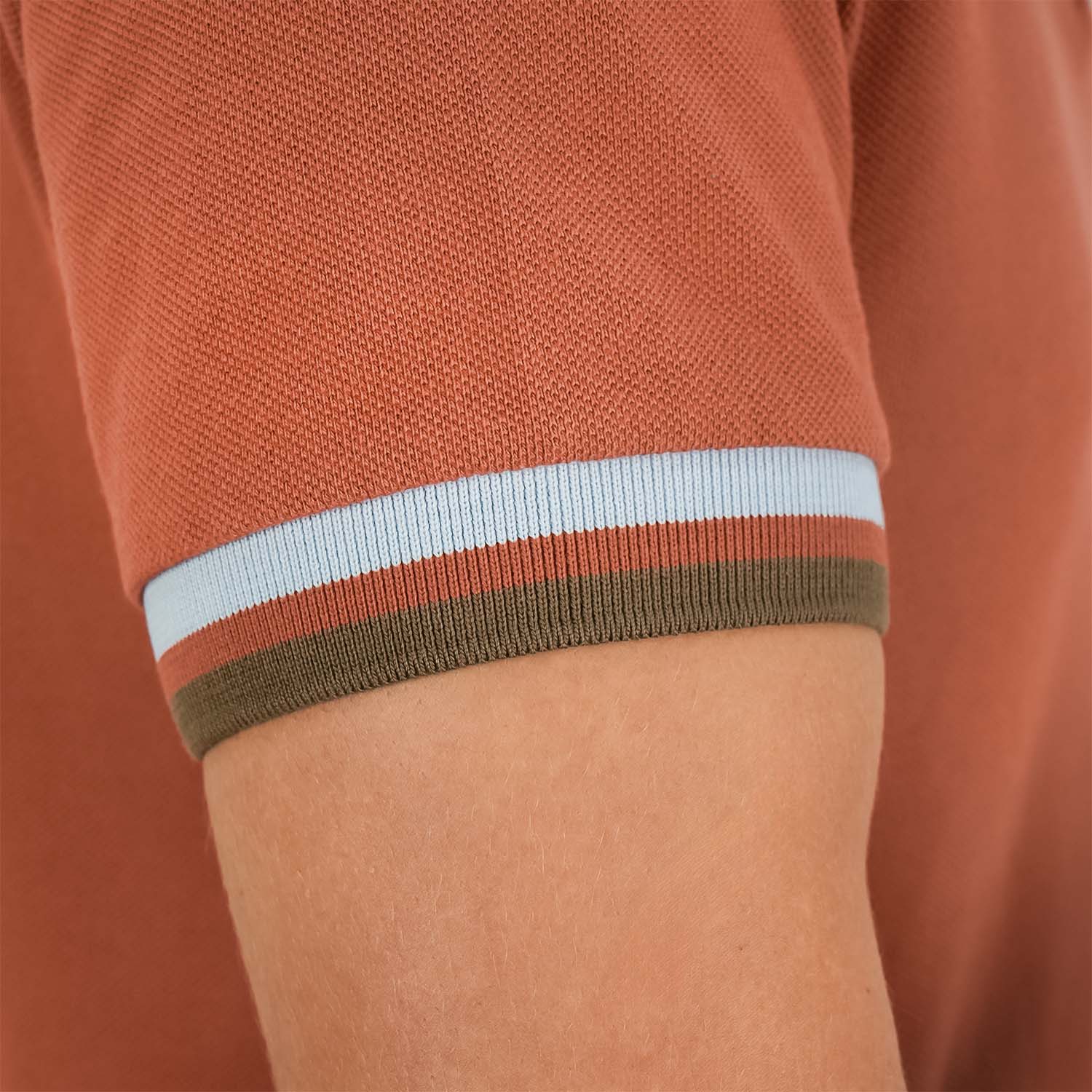 Men's Performance Polo: Classic Piqué, Tipped Collar, Embroidered Detail