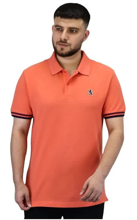 Men's Performance Polo: Classic Piqué, Tipped Collar, Embroidered Detail
