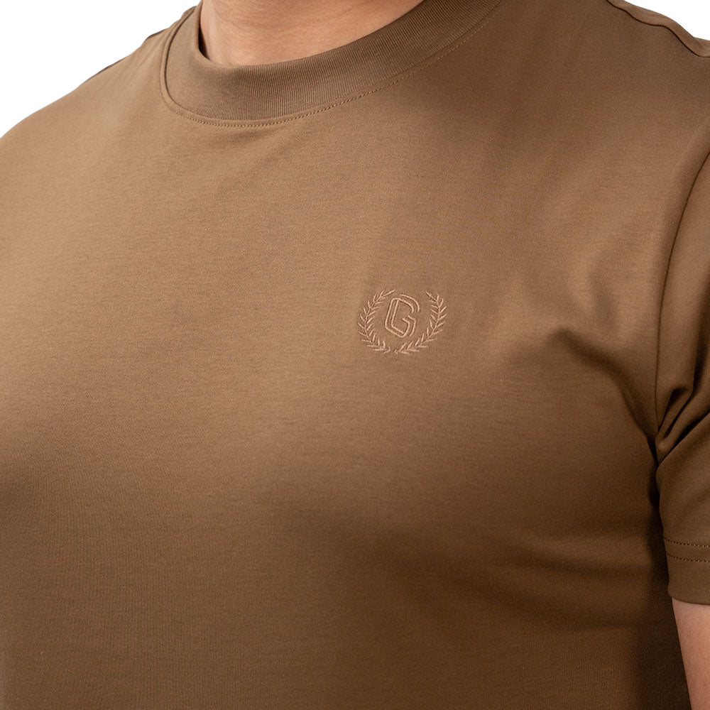 تي شيرت رجالي ضيق بلمسة سائلة ذكية