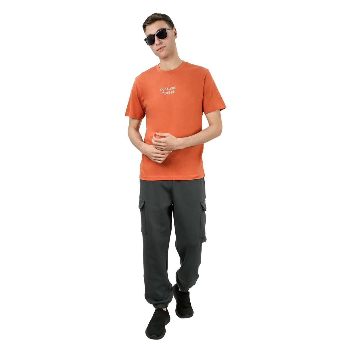 تي شيرت رجالي من القطن الجيرسي المطبوع