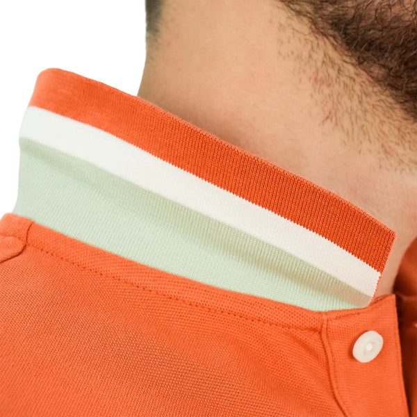 Men's 3D Lion Polo: Slim Fit, Bold Embroidery, Premium Pique