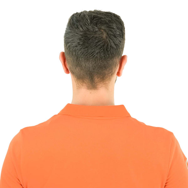 Men's 3D Lion Polo: Slim Fit, Bold Embroidery, Premium Pique