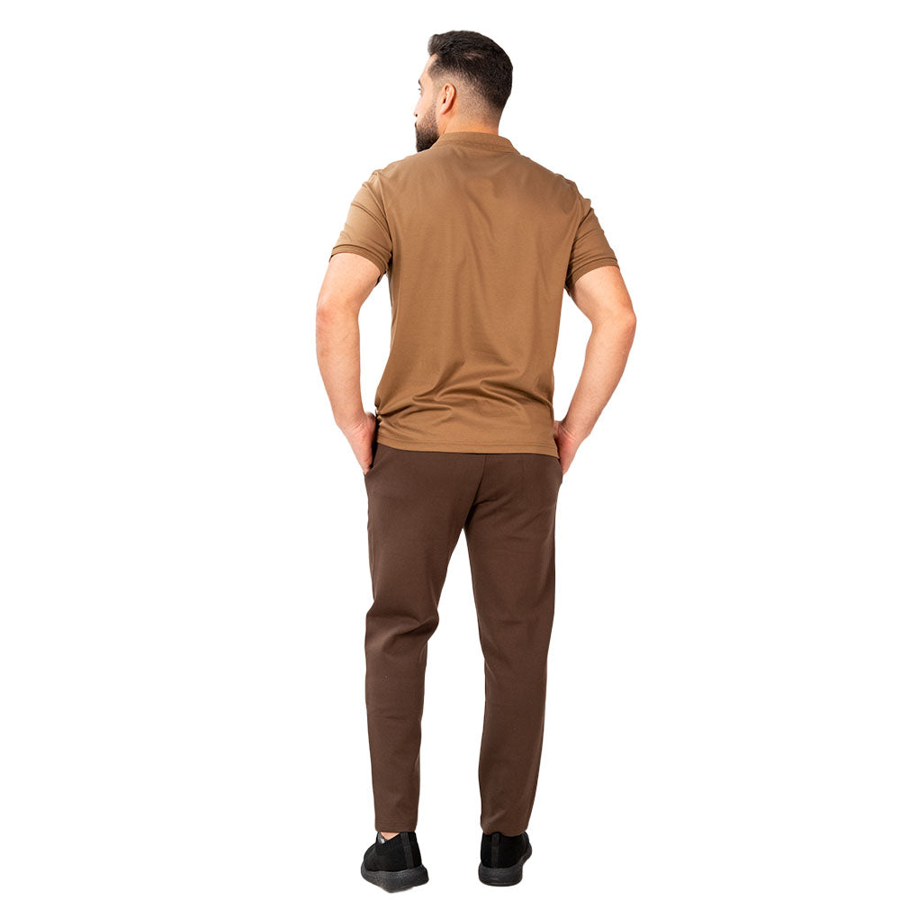 Men's Slim Fit Interlock Polo With Embroidery - Liquid Touch