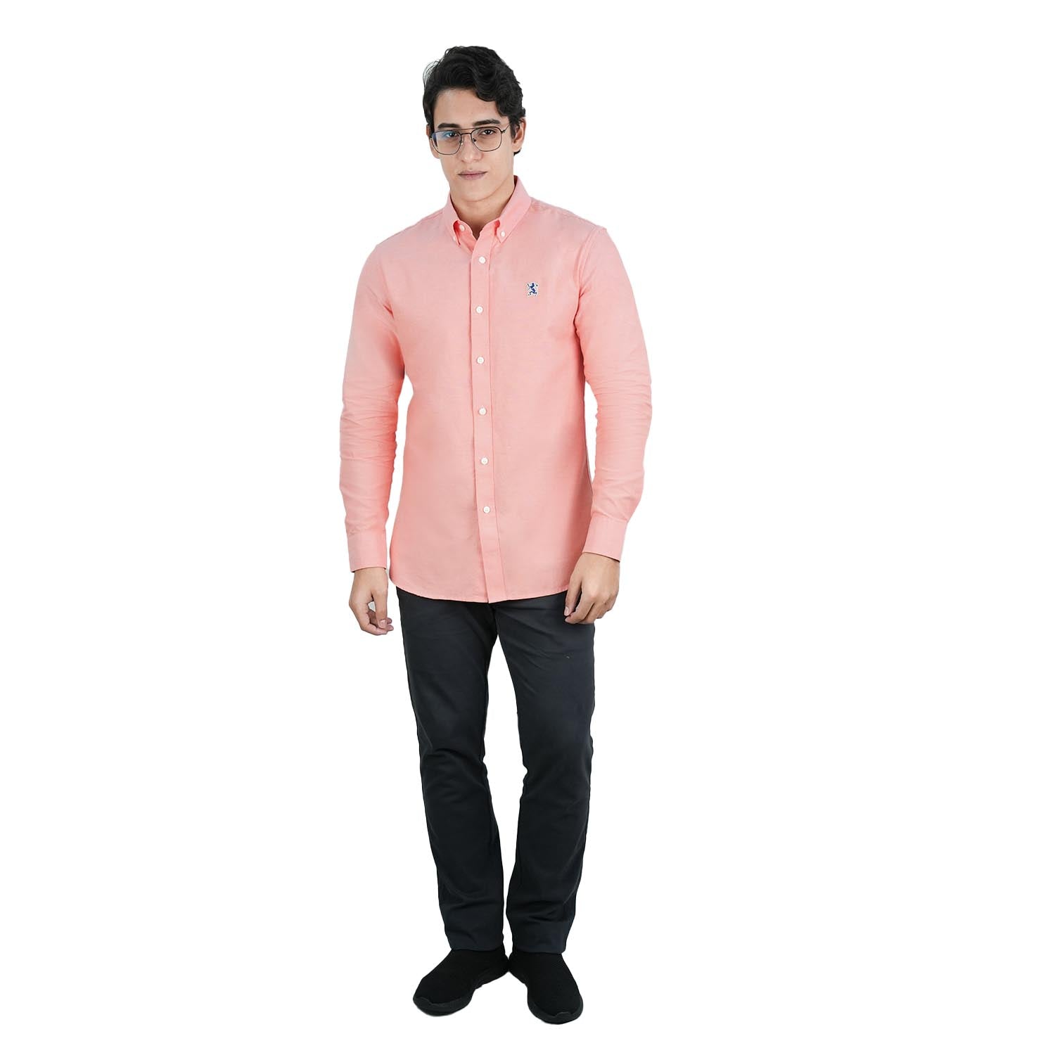 Men's Lion Cotton Oxford Shirt