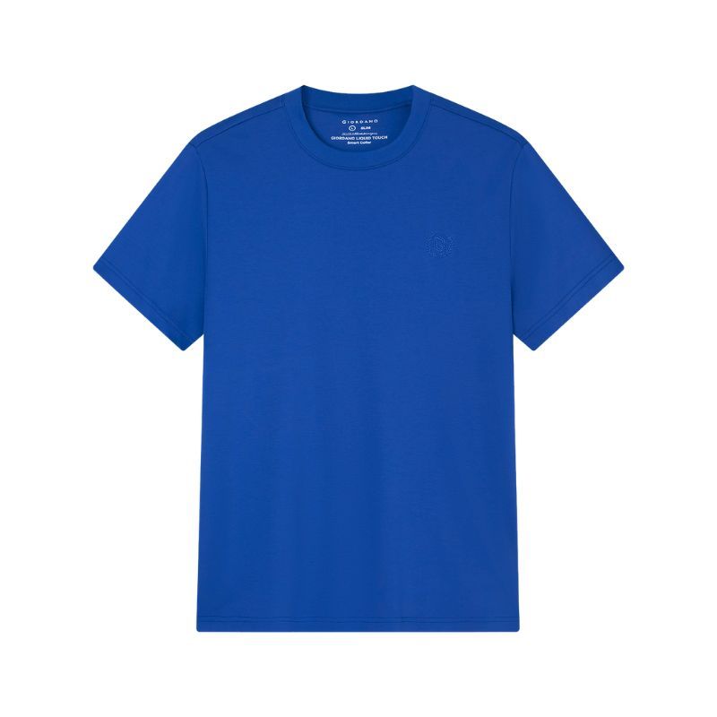 Men's Slim Fit Liquid Touch Cotton Crew Neck Tee