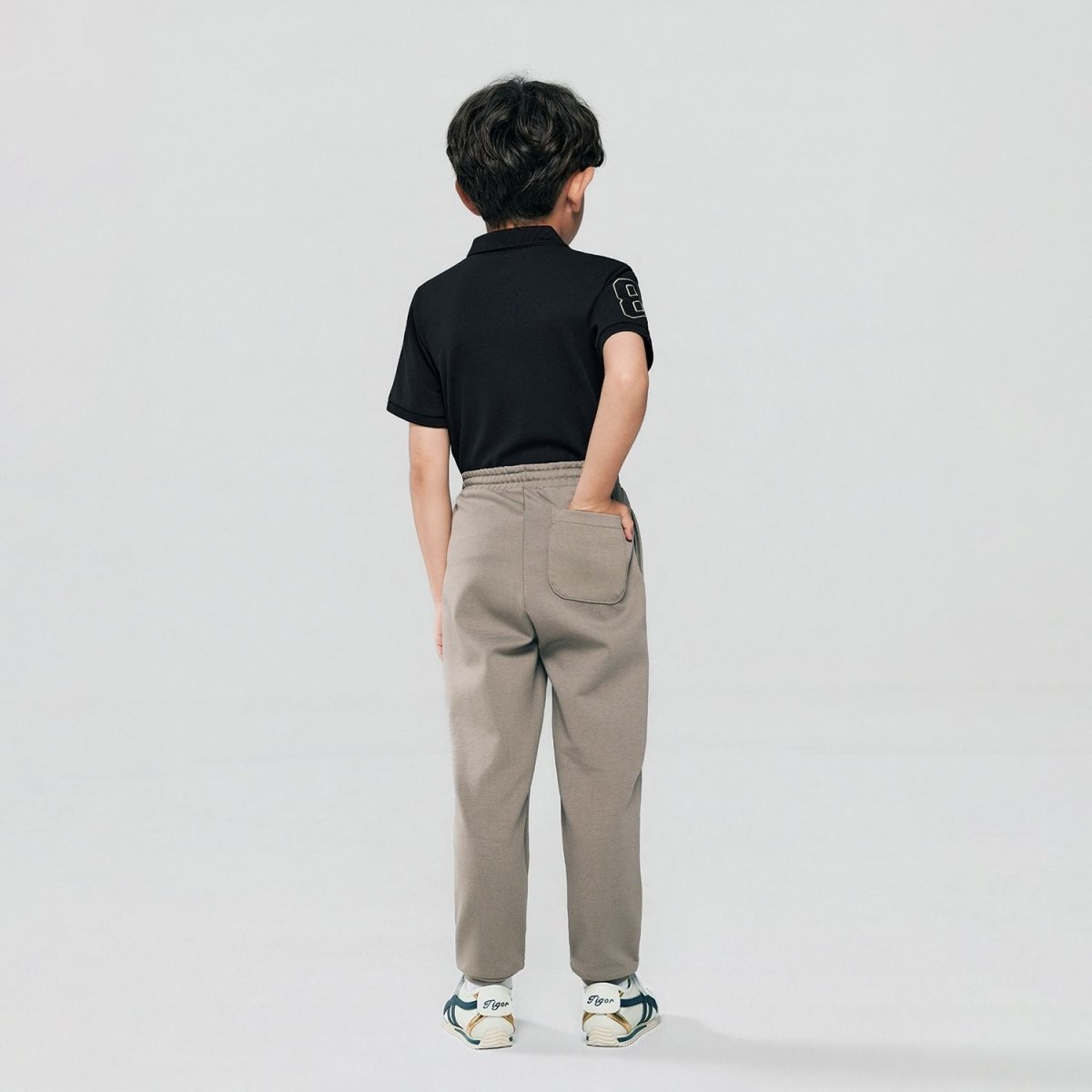 Junior's Interlock Regular Taper Elastic Waist Jogger