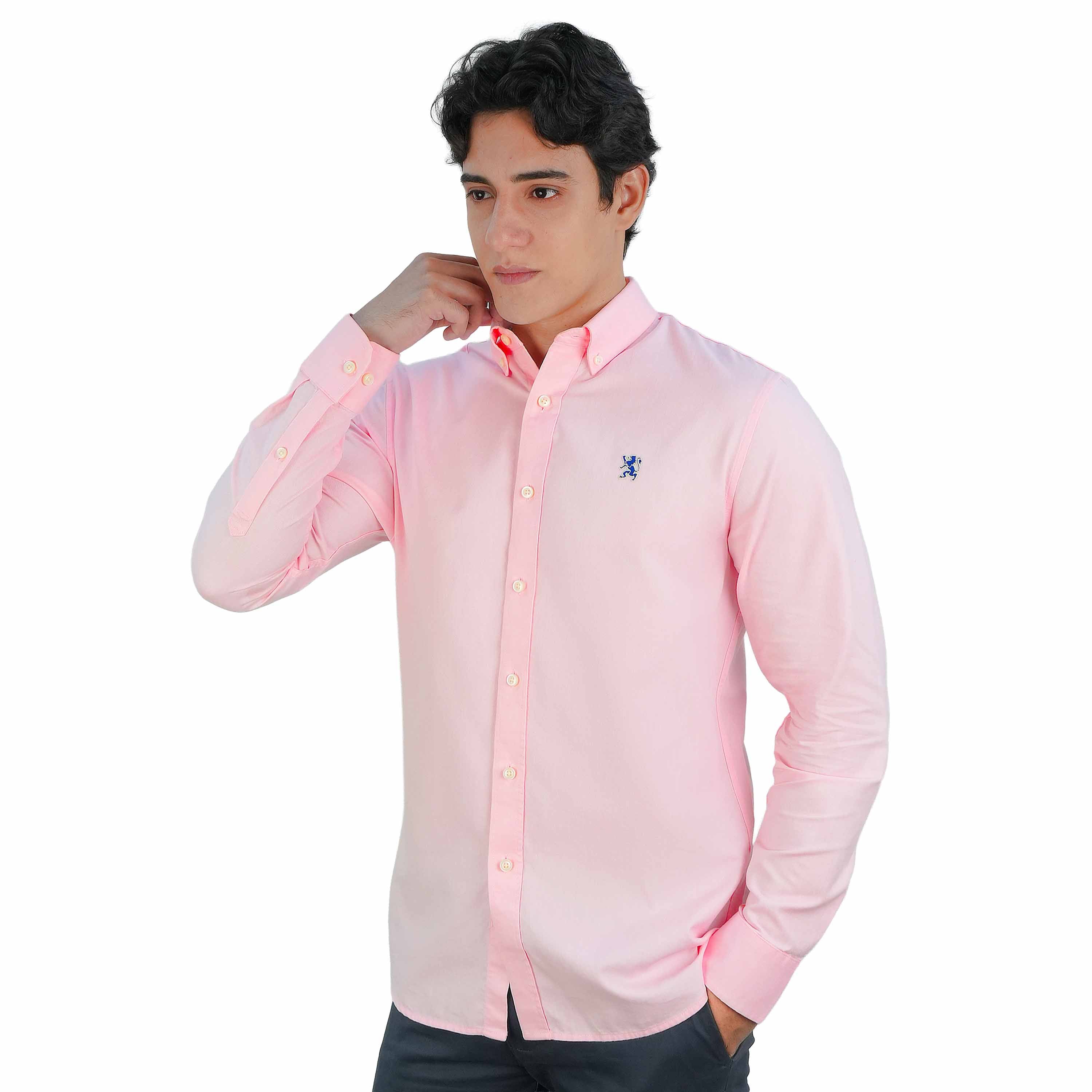 Men's Lion Cotton Oxford Shirt