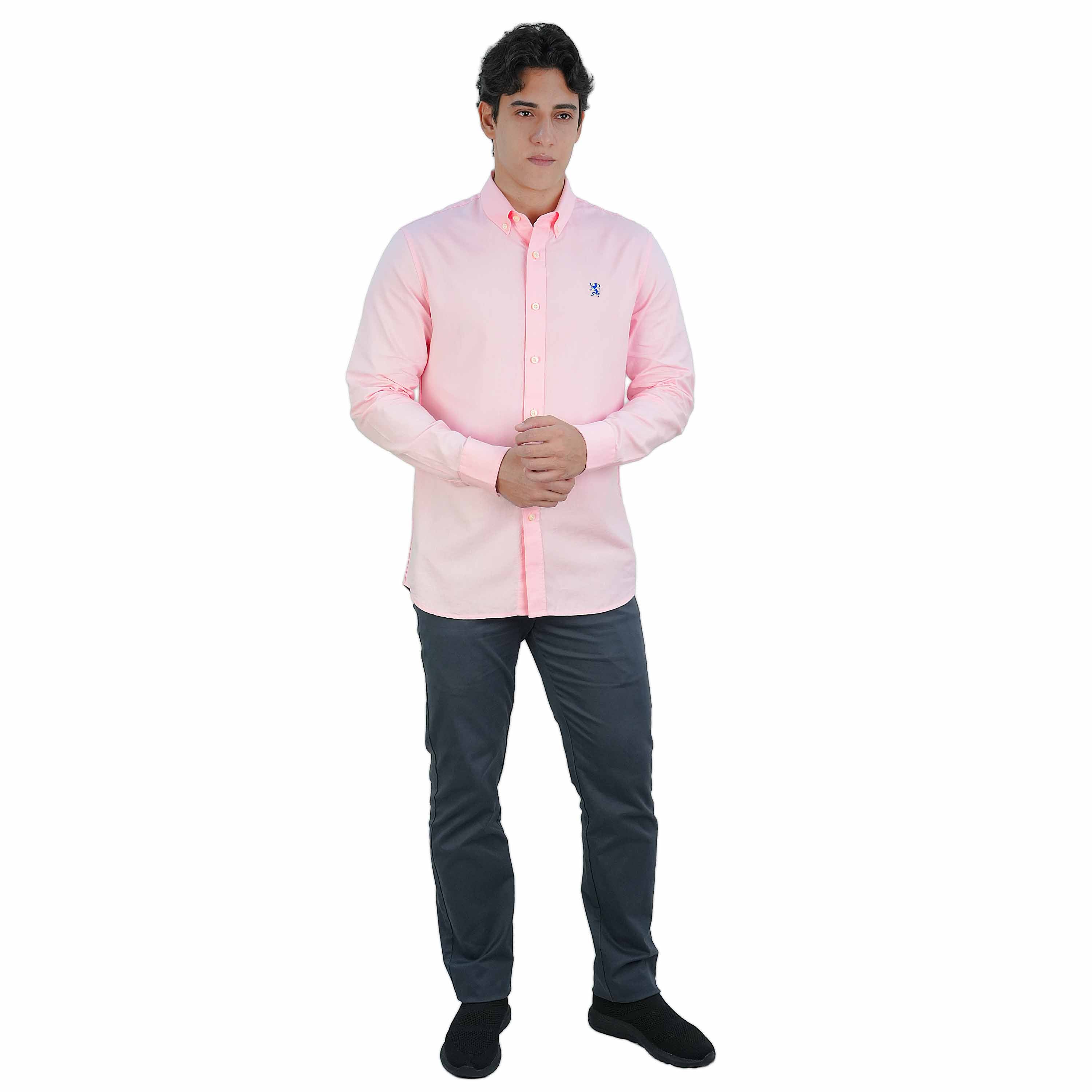 Men's Lion Cotton Oxford Shirt