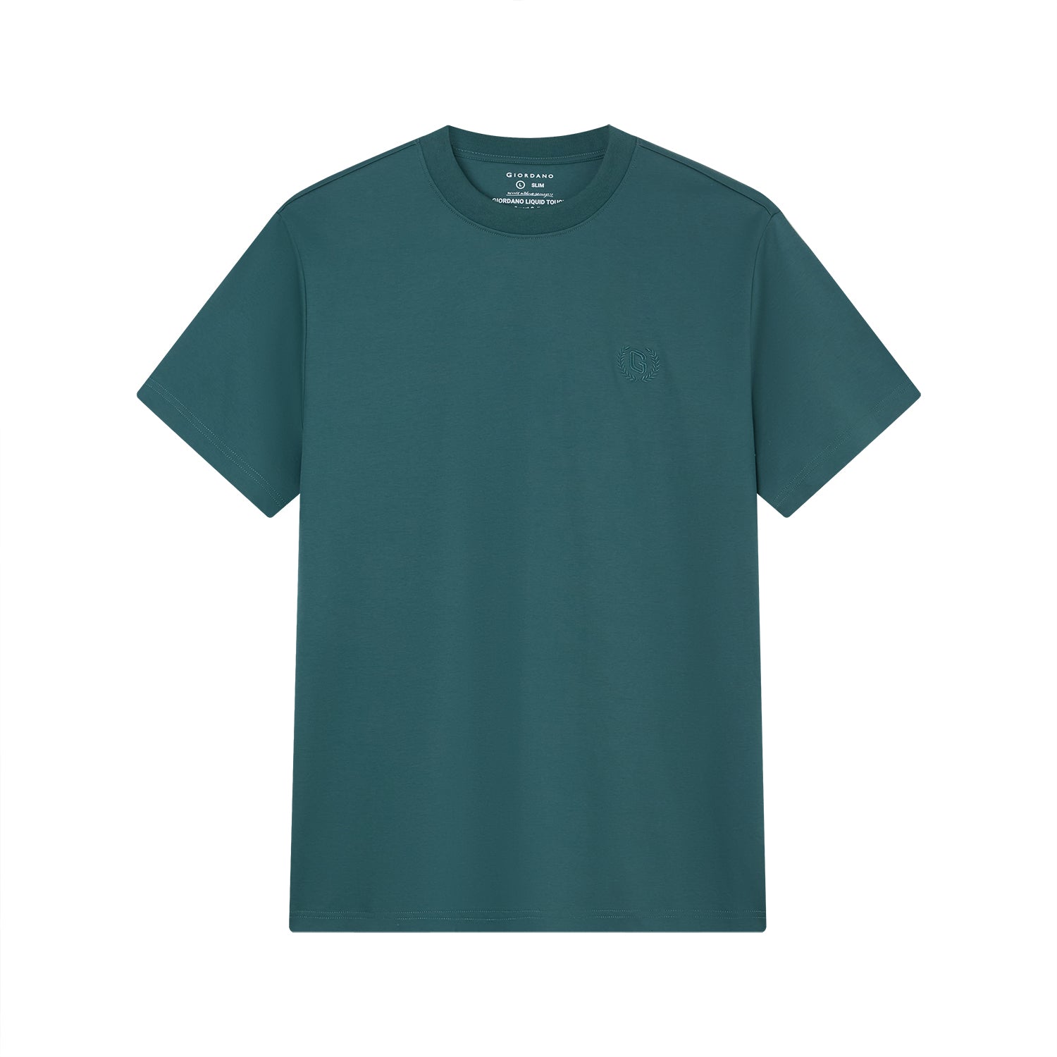 Men's Slim Fit Liquid Touch Cotton Crew Neck Tee