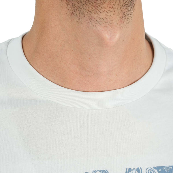 Men's World Without Strangers Print Tee - Slim Fit, Crew Neck, Cotton