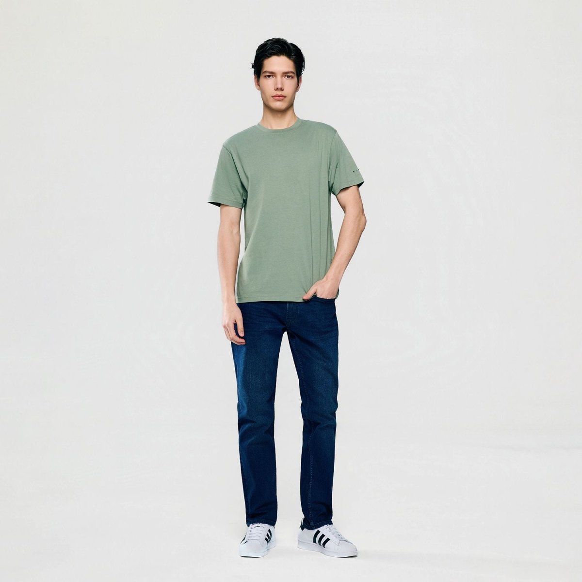 Men’s Slim Fit Cotton Crew Neck Tee