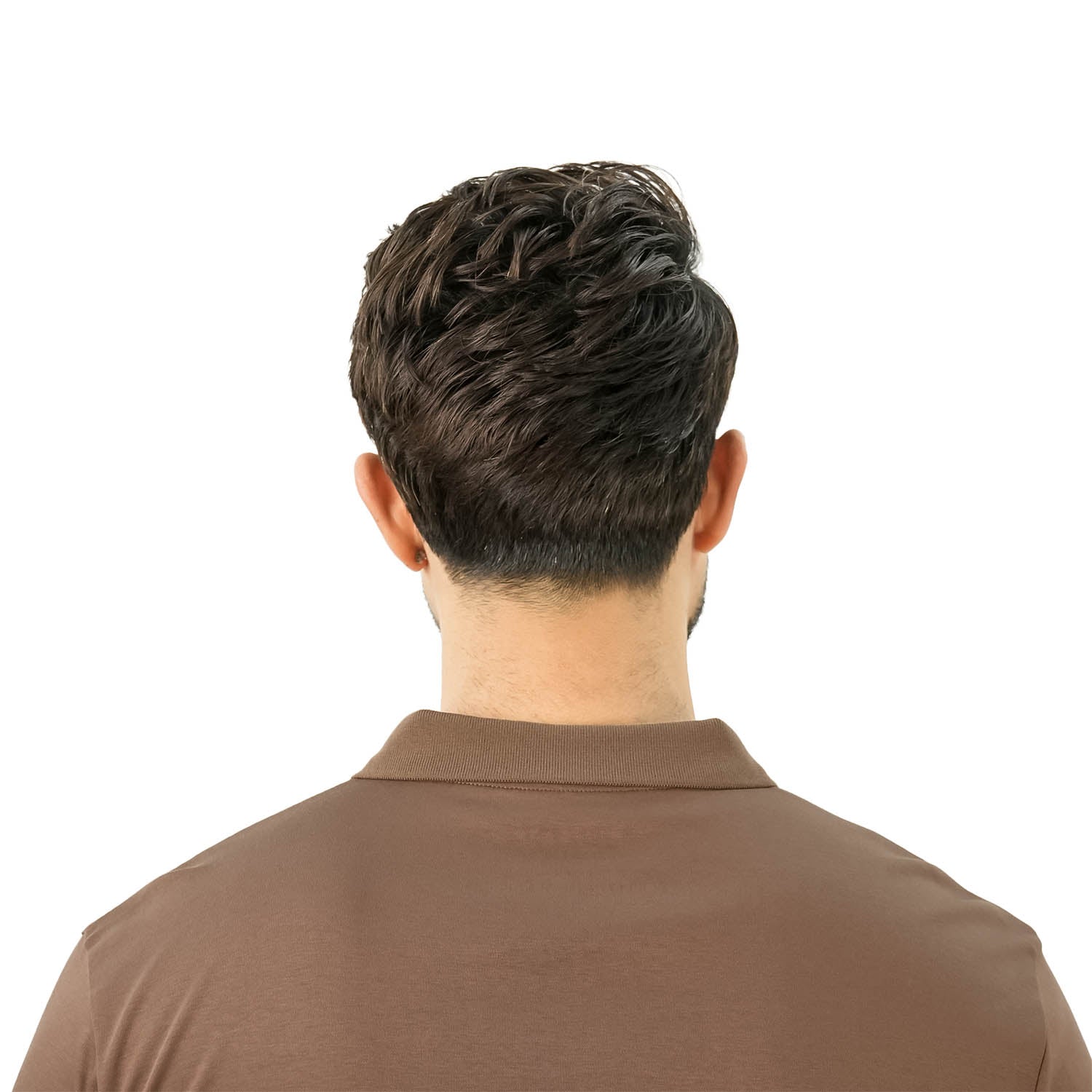 Cotton Interlock Flat Knit Color Short Sleeve Slim Embroidered Solid Polo (Liquid Touch)