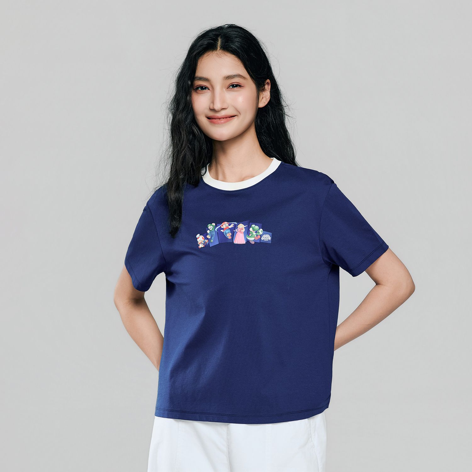 Women's Super Mario Relaxed Print Tee