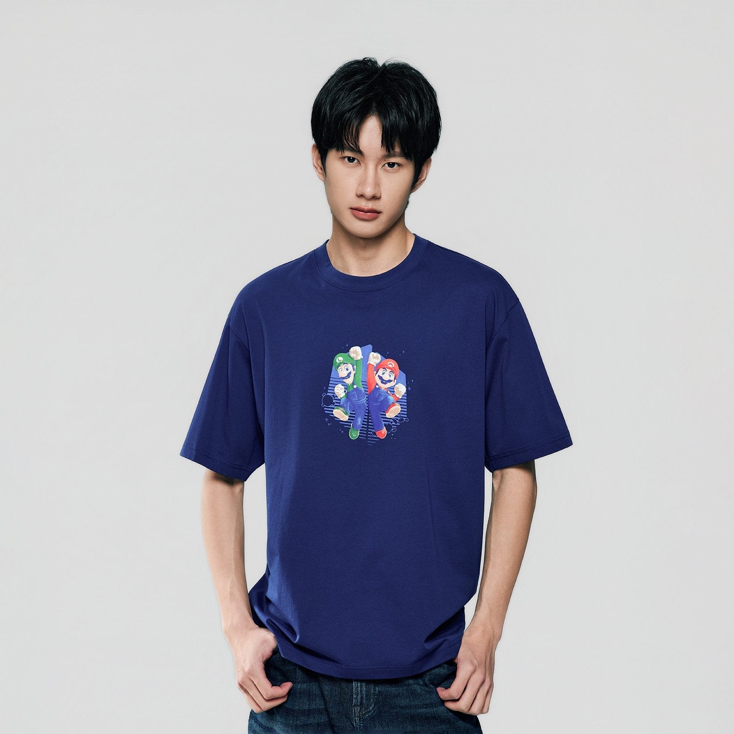 Men's Super Mario Relaxed PrintTee