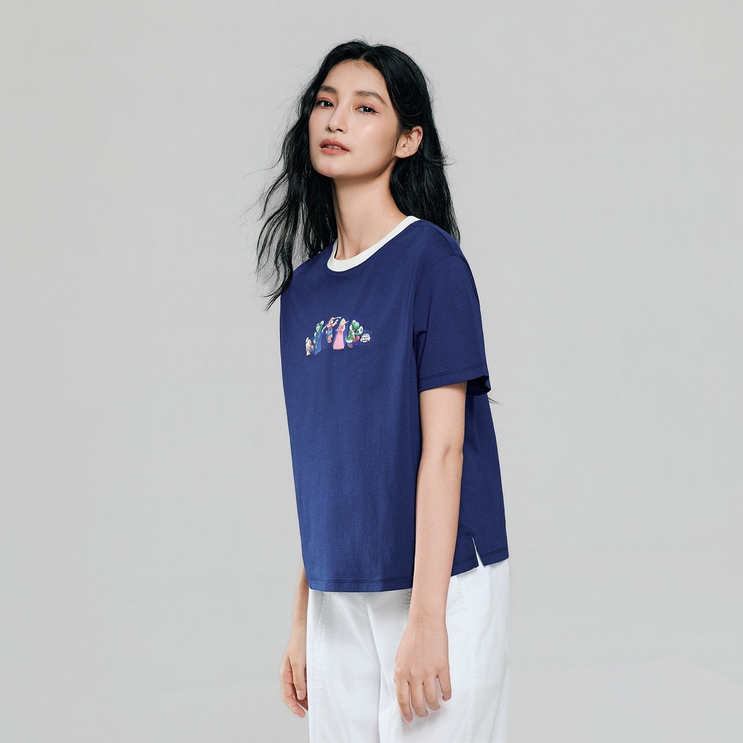 Women's Super Mario Relaxed Print Tee