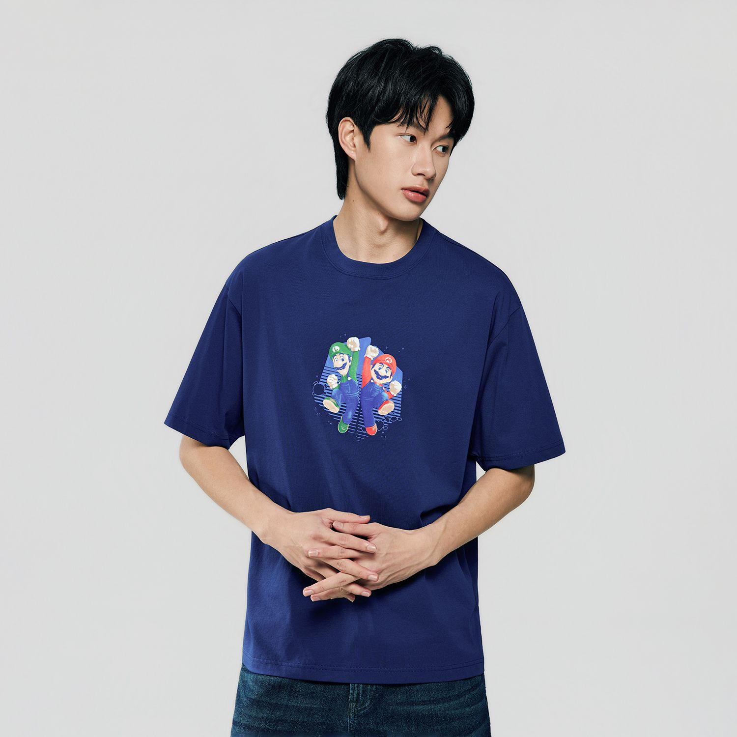 Men's Super Mario Relaxed PrintTee