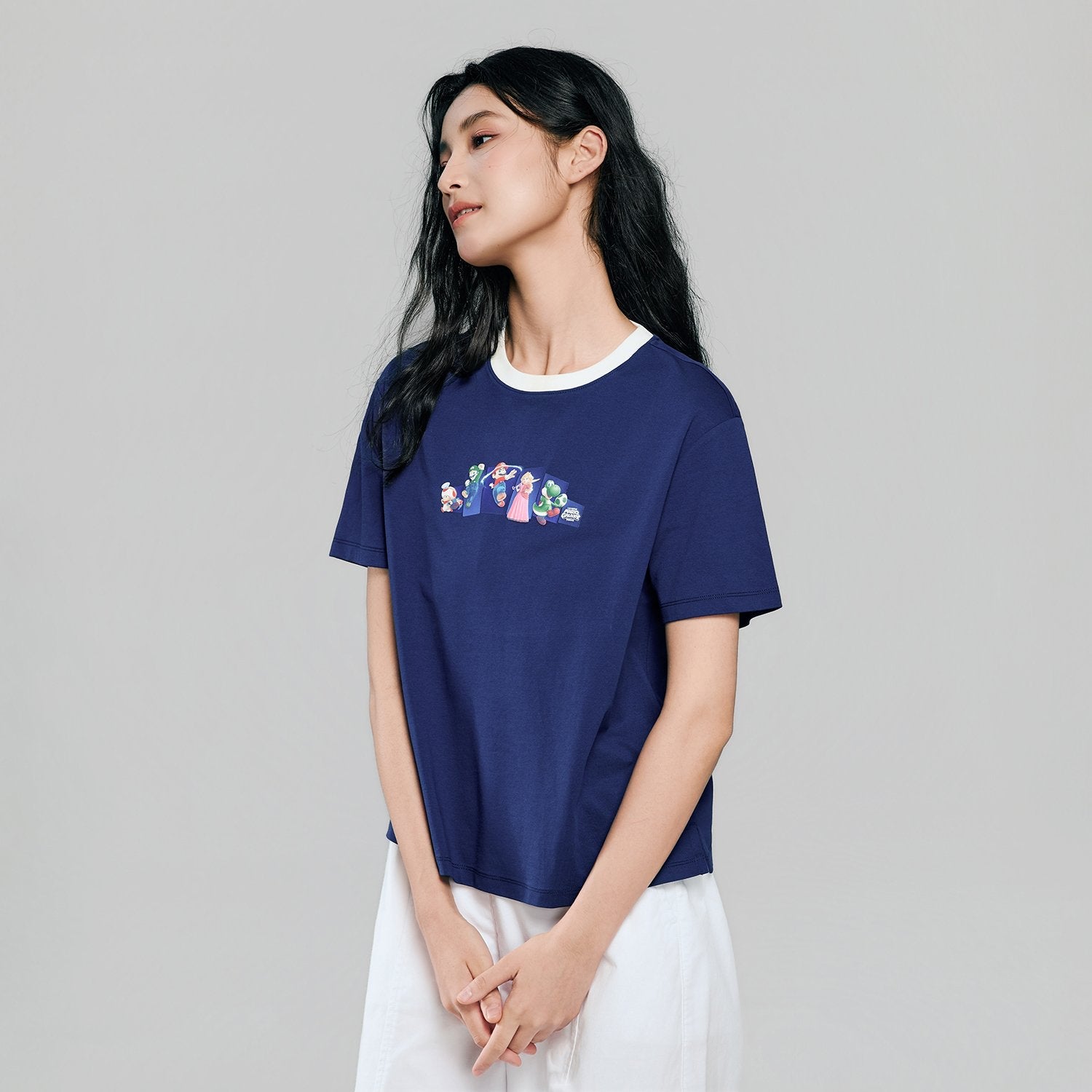Women's Super Mario Relaxed Print Tee