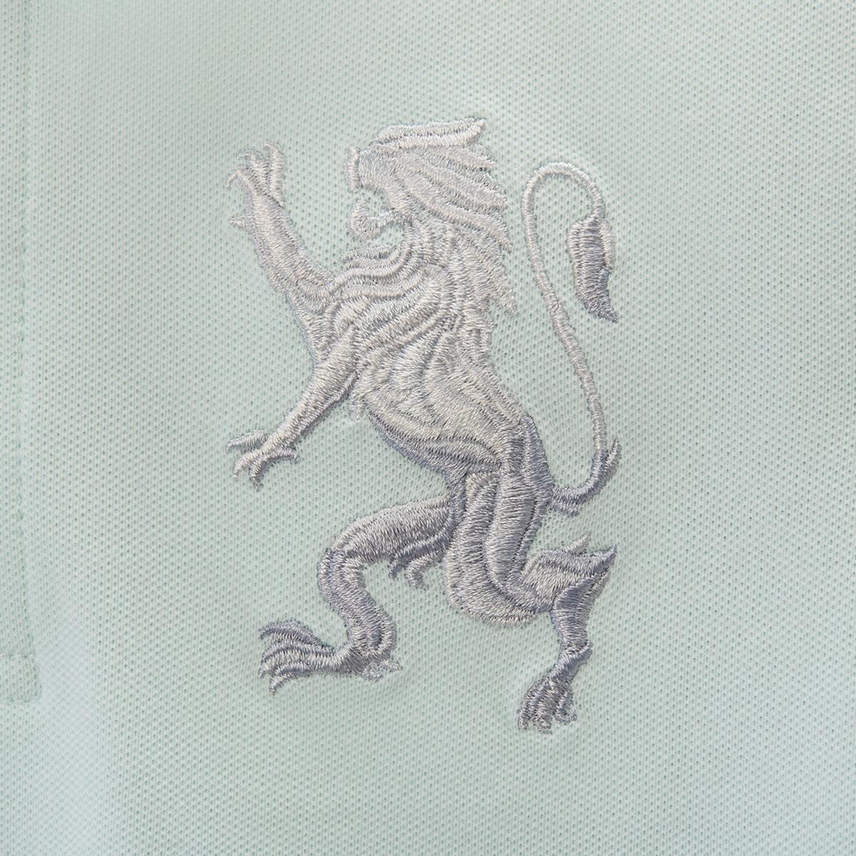 Kids' Lion Polo: 3D Embroidery, Comfort Piqué, Classic Style