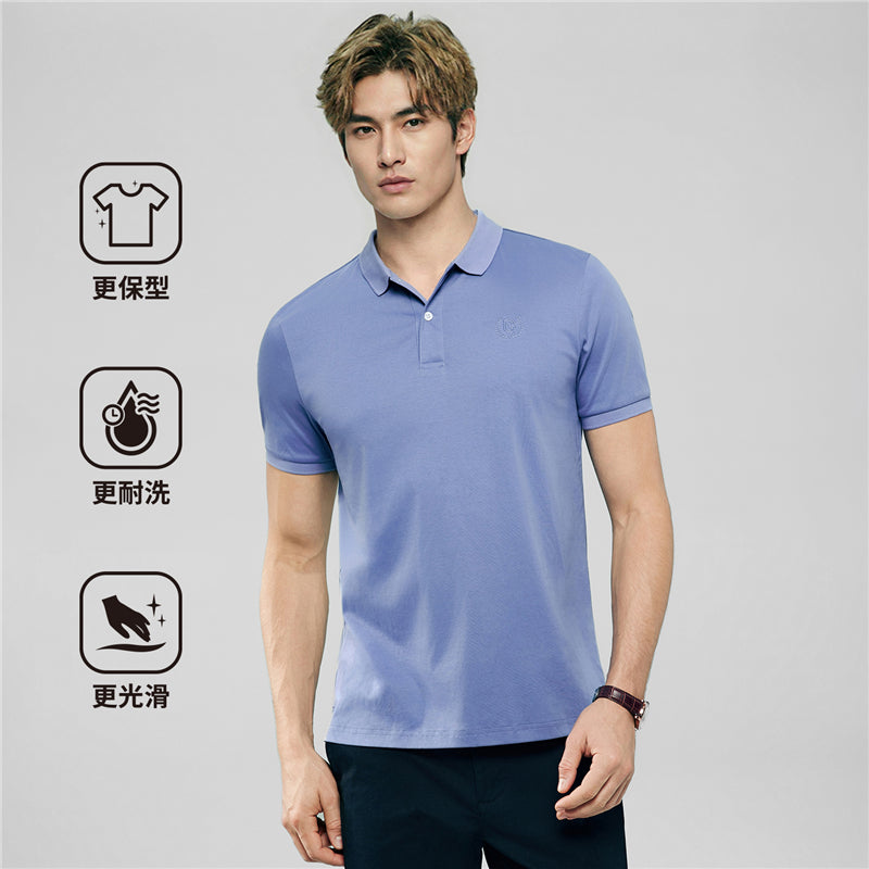 Men’s Liquid Touch Slim Fit Cotton Interlock Polo