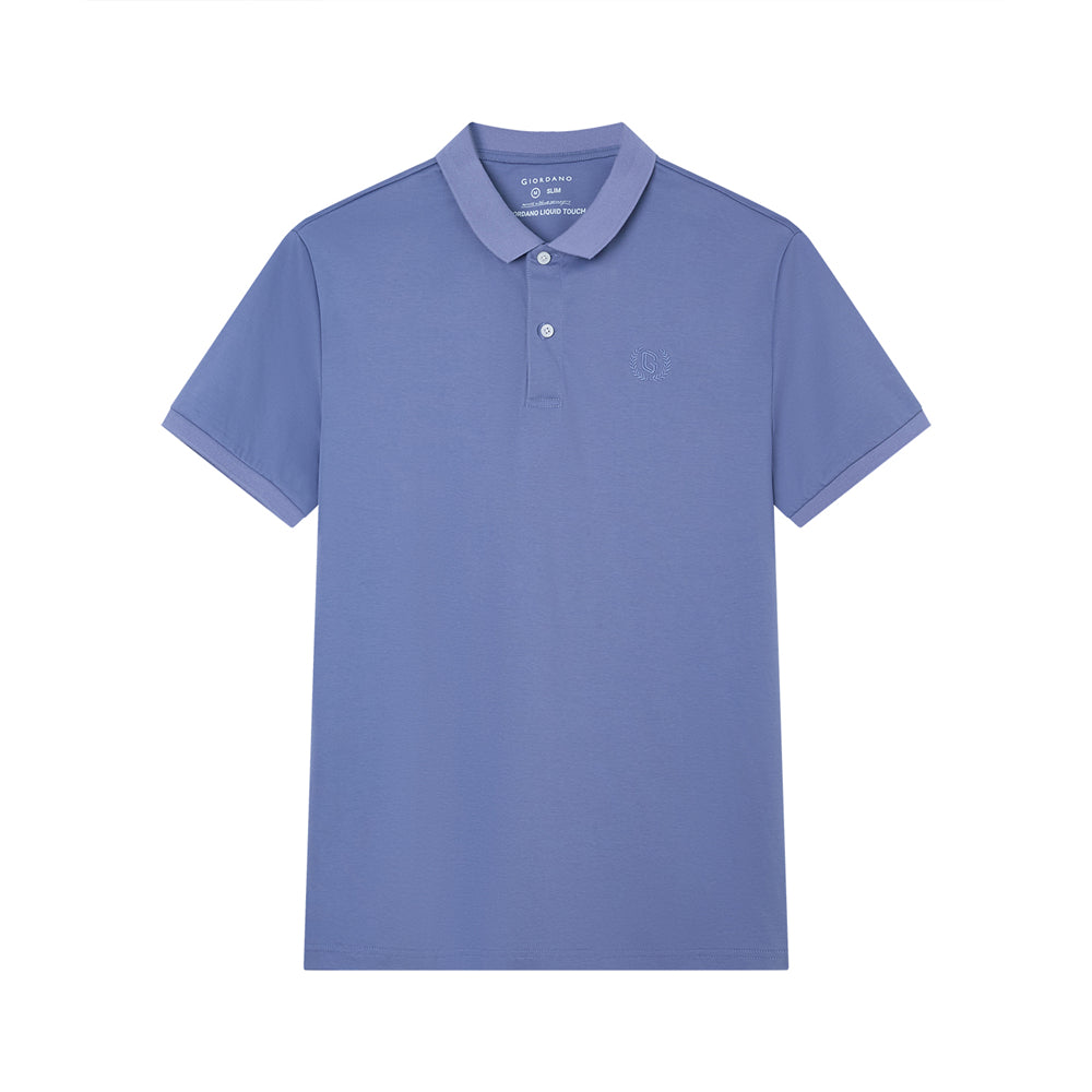 Men’s Liquid Touch Slim Fit Cotton Interlock Polo
