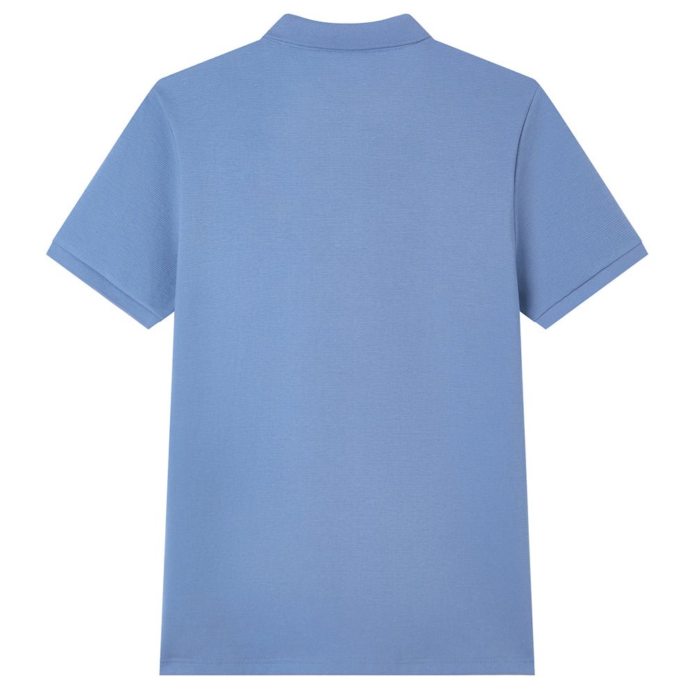 Men's Slim Waffle Knit Premium Polo