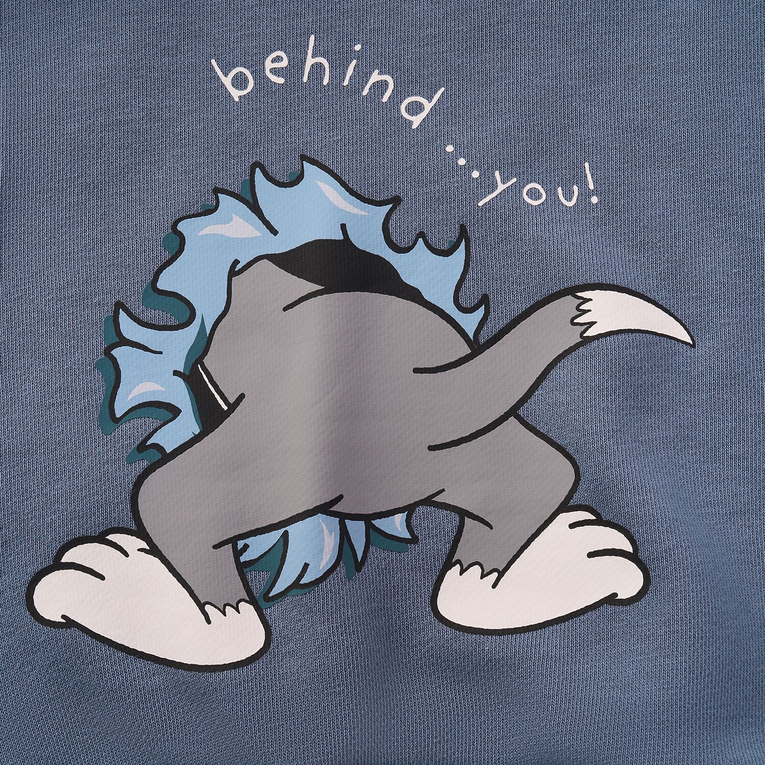 Men's Relaxed Fit Long Sleeve Tom & Jerry French Terry Sweatshirt