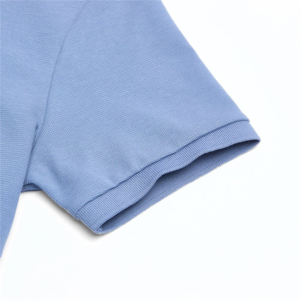 Men's Slim Waffle Knit Premium Polo