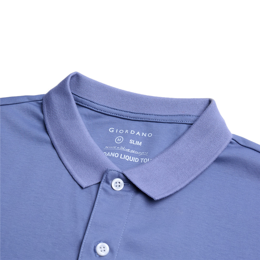 Men’s Liquid Touch Slim Fit Cotton Interlock Polo