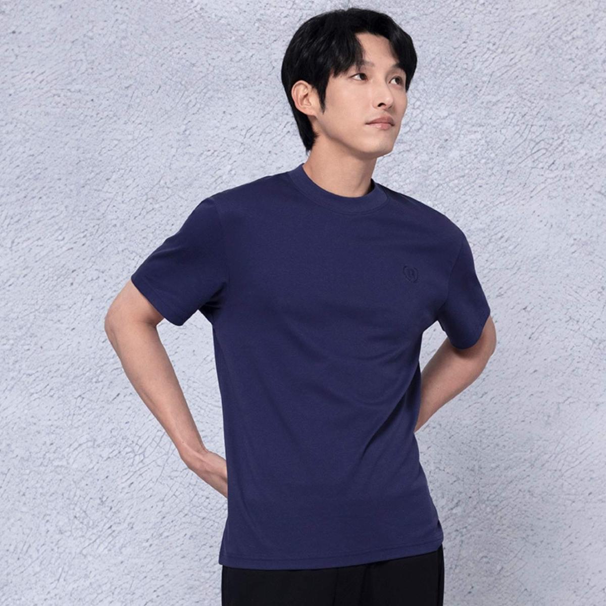 Men's Slim Fit Liquid Touch Smart Collar Tee