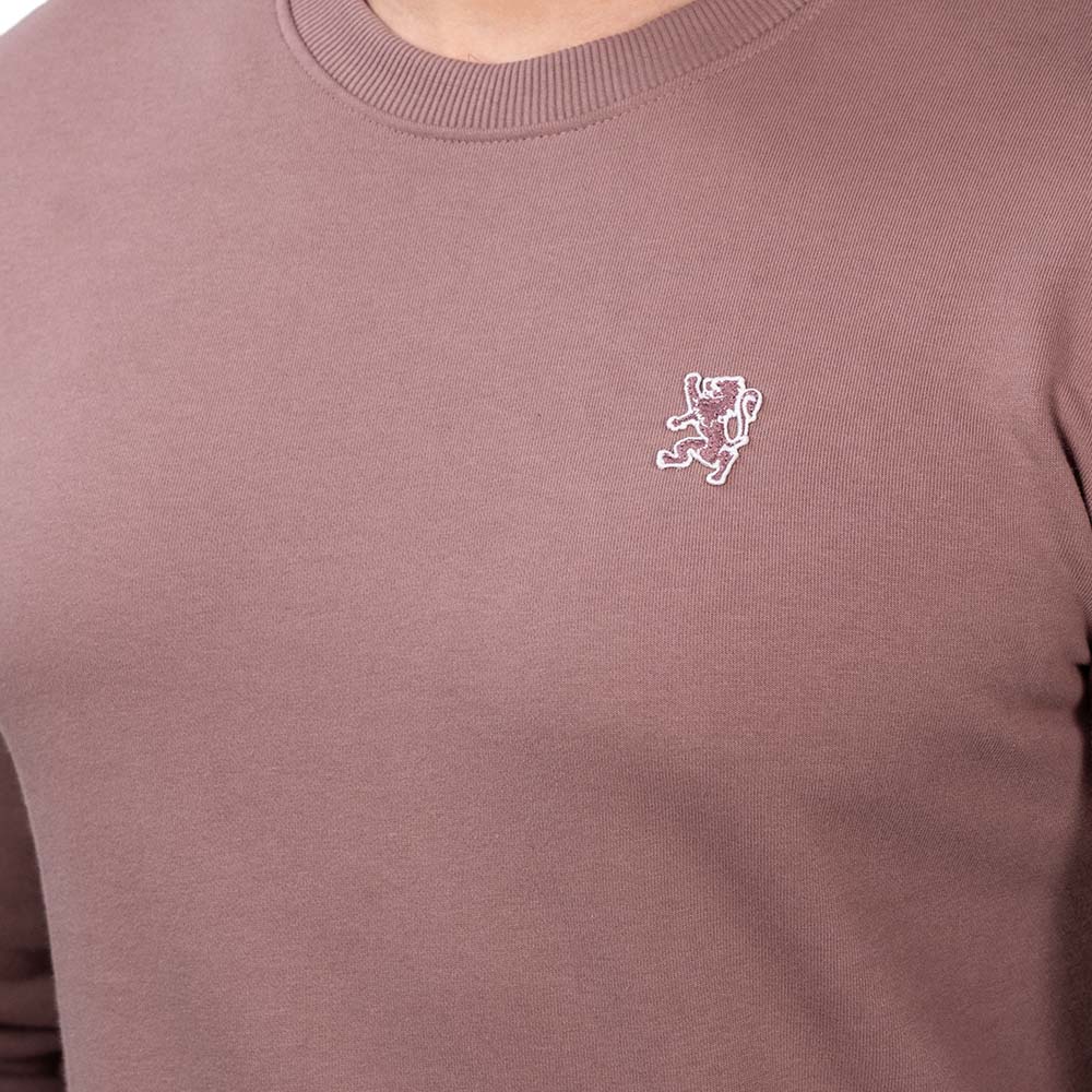 Men’s French Terry Crew Neck Relaxed Fit Sweatshirt