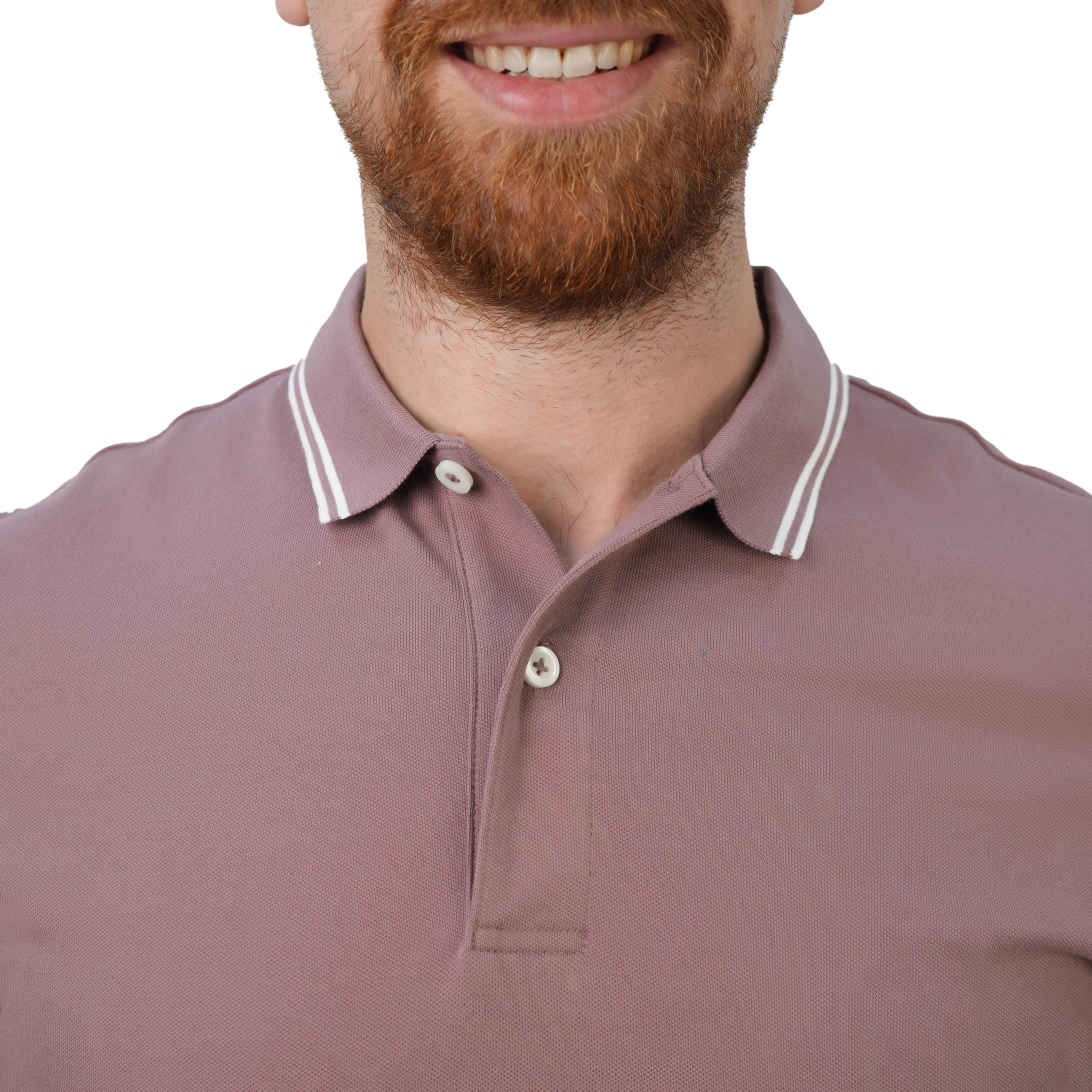 Men's Slim Fit Pique Polo: Elevated Comfort, Modern Style