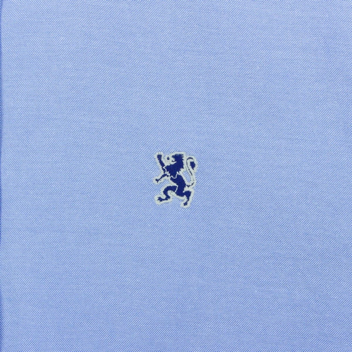 Men's Cotton Slim Oxford Shirt With Embroidery
