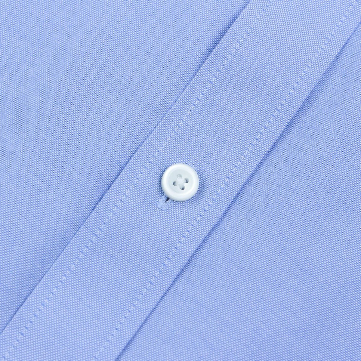 Men's Cotton Slim Oxford Shirt With Embroidery