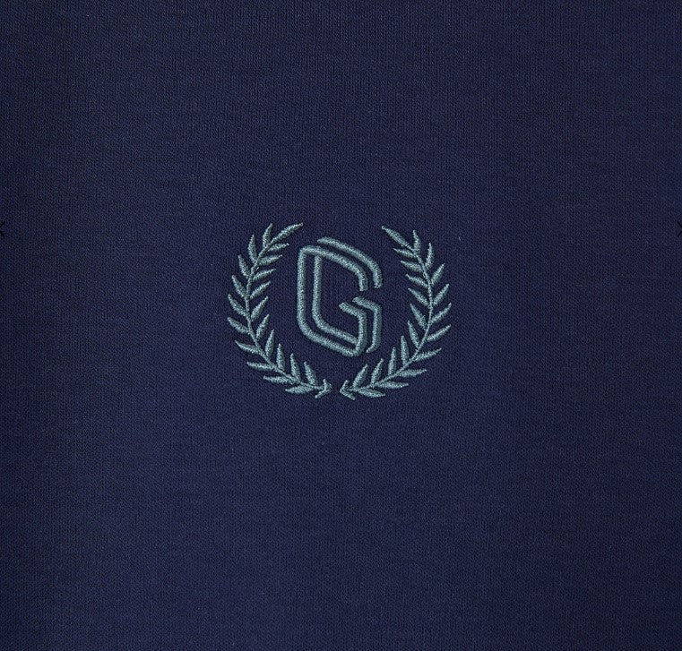 Cotton Interlock Flat Knit Color Short Sleeve Slim Embroidered Solid Polo (Liquid Touch)