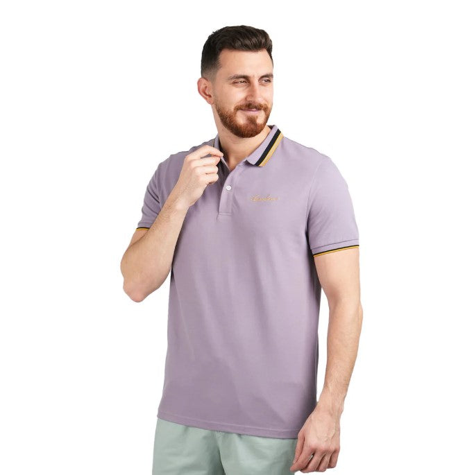 Men's Classic Slim Fit Polo with Signature Embroidery