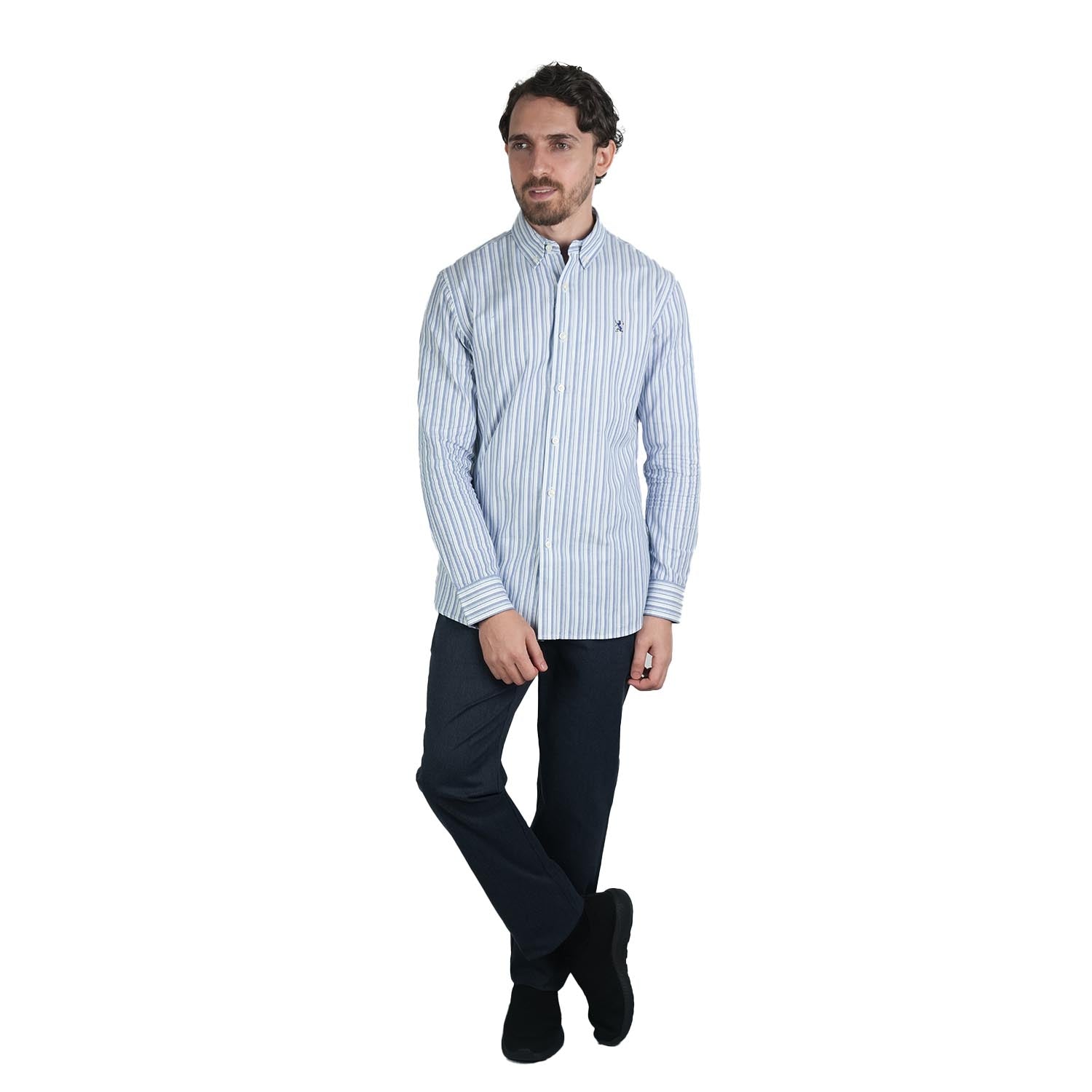 Men's Lion Cotton Oxford Shirt