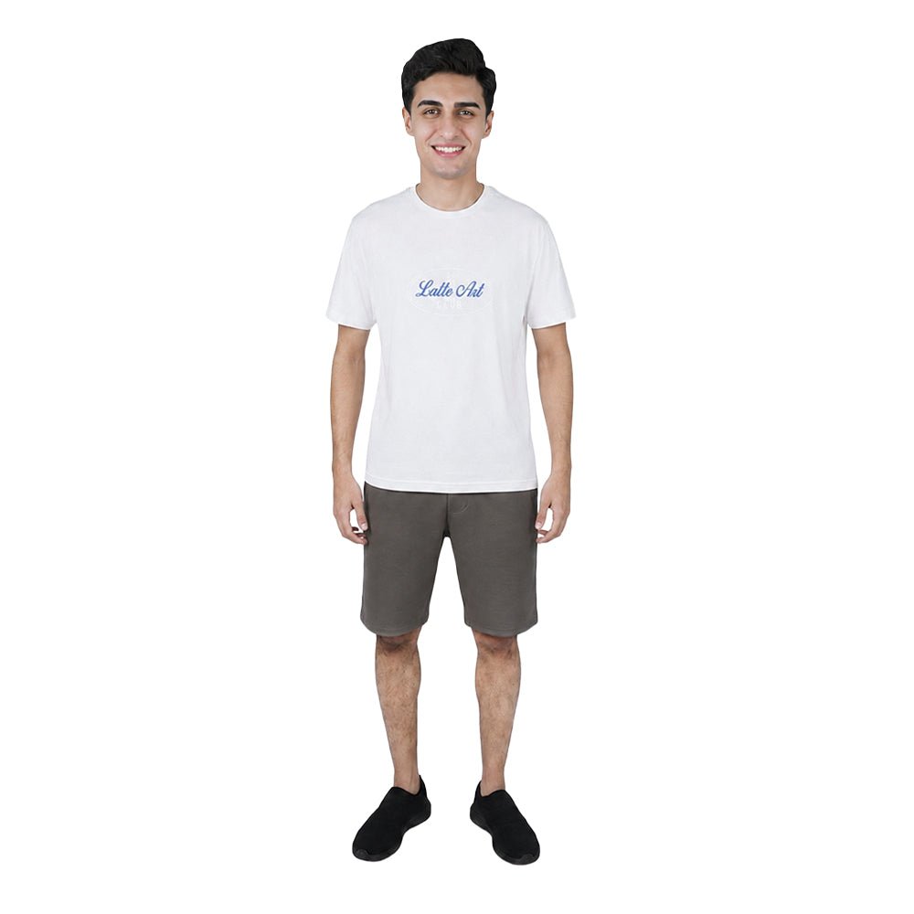 Men's Cotton Jersey Crew Neck Print Tee