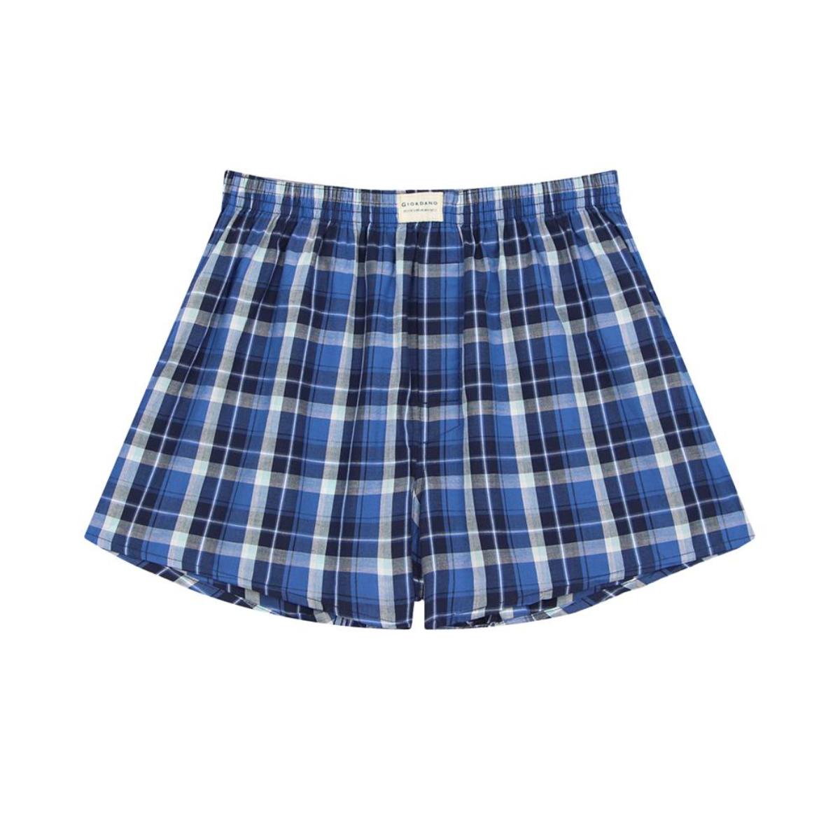 Men's Cotton Contrast Color Boxers (3pcs/pack)