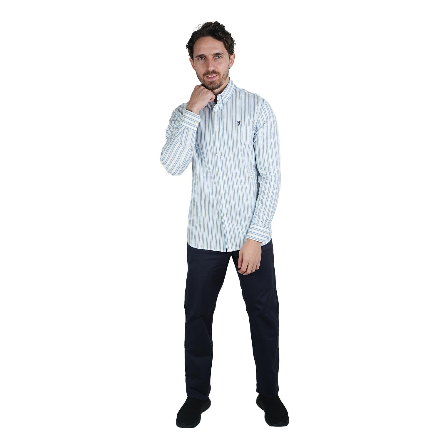 Men's Lion Cotton Oxford Shirt