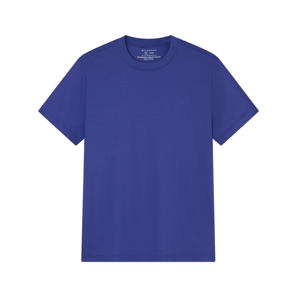 Men's Slim Fit Liquid Touch Cotton Crew Neck Tee